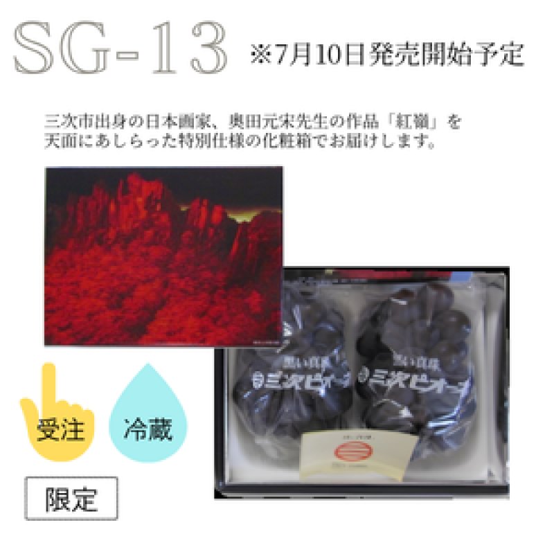 画像1: SG-13　特選三次ピオーネ1Kg (1)